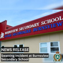 Delta Police, Swatting, High School, Burnsview Secondary, Mischief, False Report