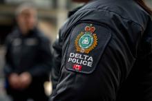 Shoulder flash on Delta Police uniform