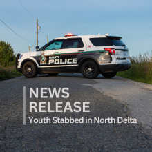 News Release Template featuring police car above script