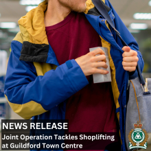 News Release Joint RCMP Shoplifting Operation