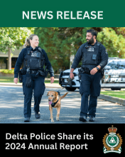 News Release - Delta Police Share its 2024 Annual Report