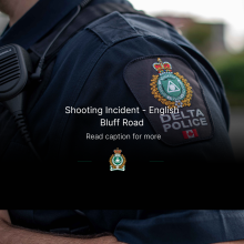 Shooting Incident - English Bluff Road, Delta