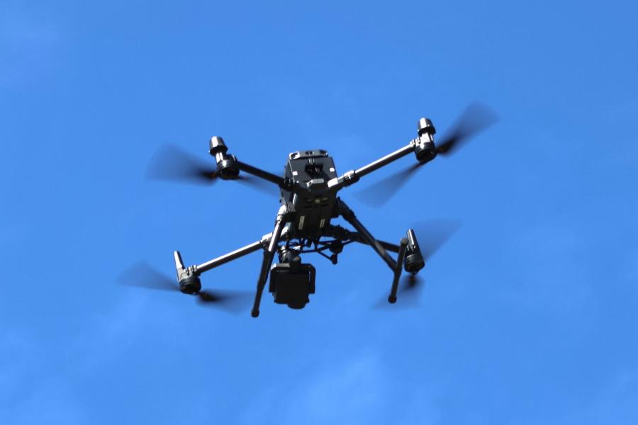 DPD Drone Closeup