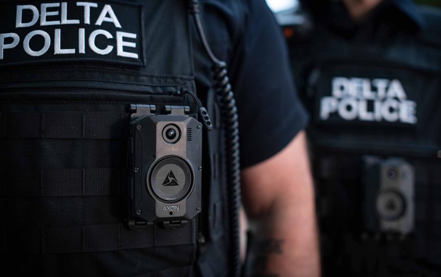 Police officers wearing Body Worn Cameras