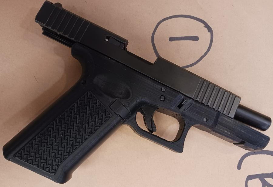 Pistol with 3-d printed frame seized by Delta Police