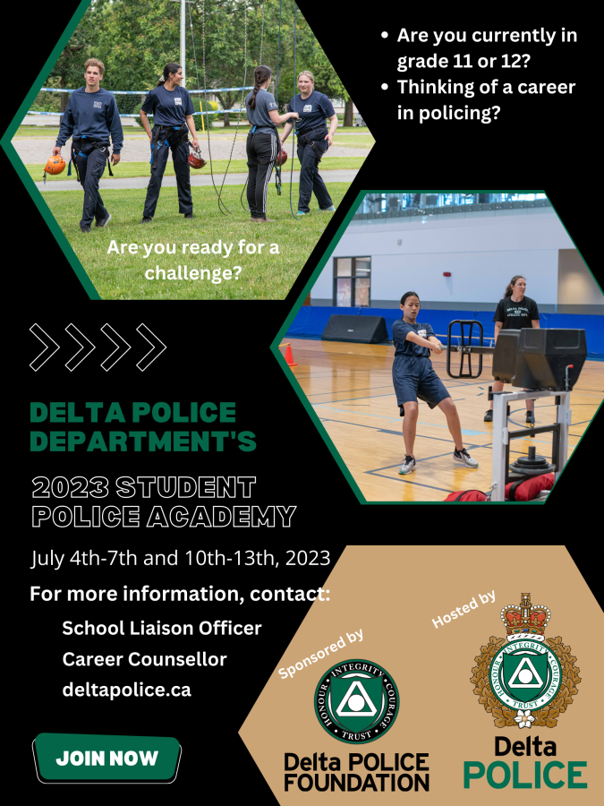 Student Police Academy Poster